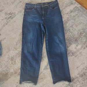 Old Navy Dark Blue Straight Leg Jeans